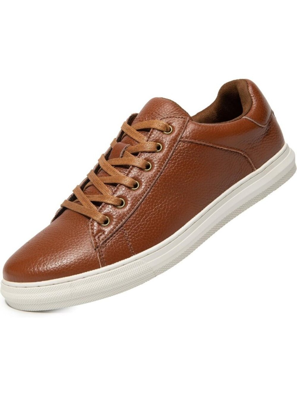 Stylish Men's Leather Casual Sneakers | Lace-Up Oxford Dress Shoes for Business